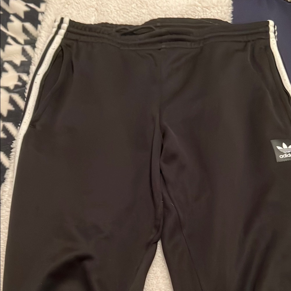 Adidas Black Jogger Sweatpants Comfortable Athletic Wear